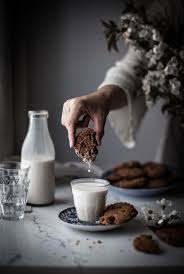 Almond Milk Chocolate Chip Cookies The Kitchen Mccabe Recipe Milk Chocolate Chip Cookies Milk Chocolate Chips Food
