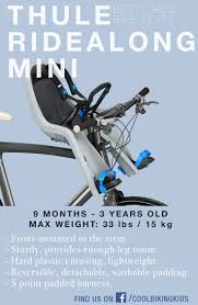 Thule Ridealong Mini Baby Child Bike Seat Review Cool Biking Kids Child Bike Seat Bike Seat Bike