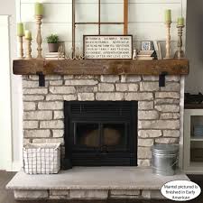 Wrought iron wrought iron is the assumed approximately as purest iron which possesses at least the wrought iron can be easily shaped by hammering, pressing, forging, etc. Rustic Mantel With Metal Brackets Helm Home