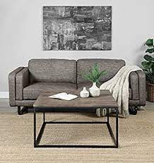 How tall should a coffee table be. Abington Lane Contemporary Square Coffee Table Modern Cocktail Table Sofa Table For Living Room And Office Distressed Pecan Buy Online At Best Price In Uae Amazon Ae