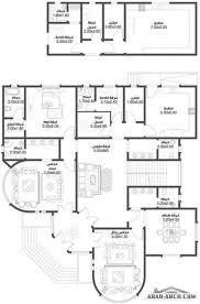 خرائط الفيلا Gr 03 طابقين 5 غرف نوم أبعاد المسكن 19 70م عرضx22 30م عمق Square House Plans Budget House Plans My House Plans