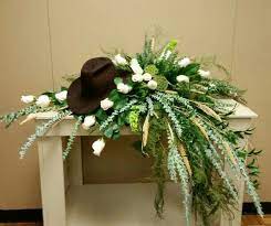 Thematique Blanc Funeral Floral Arrangements Funeral Flower Arrangements Casket Flowers