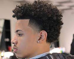 25 Best Afro Hairstyles For Men 2021 Guide Taper Fade Curly Hair Taper Fade Haircut Curly Hair Styles
