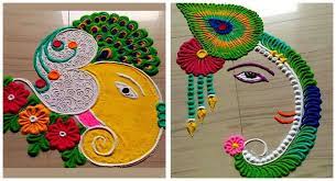 Top 50 Beautiful Simple And Easy Diwali Special Indian Rangoli Designs Flower kolam designs with 9*5 dots *easy rangoli designs *simple muggulu with dots *. easy diwali special indian rangoli designs
