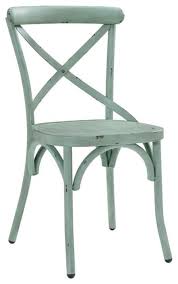 Pulaski Metal Dining Chair In Distressed Antique Blue Farmhouse Dining Chairs By Homesquare Metal Dining Chairs Dining Chairs Farmhouse Dining Chairs