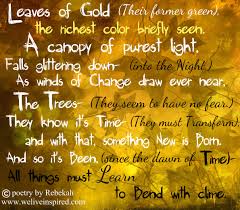 Lessons Of Fall Poetry In Five By We Live Inspired Description From Pinterest Com I Searched Autumn Quotes Autumn Poems Positive Quotes For Life Motivation