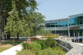 Rain Garden At The University Of Massachusetts Biolab Facility Mattapan Ma Public