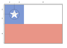 En el cantón azul se ubica una estrella de cinco puntas en color blanco. File Flag Of Chile Construction Svg Wikipedia