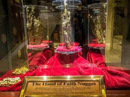 The identity of the prospector and the exact location of his lucrative find aren't known at the moment but. Hand Of Faith Gold Nugget In Las Vegas It S Really Big Feeling Vegas
