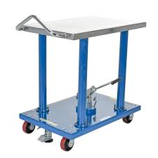 Vestil 2 000 Lb Capacity 24 In X 36 In Hydraulic Post Table Lift Table Portable Table Table