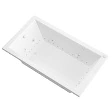 Your home improvements refference | epoxy paint bathtub home depot. Universal Tubs Sapphire 5 Ft Rectangular Drop In Whirlpool And Air Bath Tub In White Hd4260vndr The Home Depot
