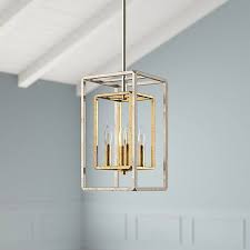 Elberta 4 Light Rectangle Pendant Reviews Joss Main Silver Light Fixture Gold Light Fixture Gold Pendant Lighting