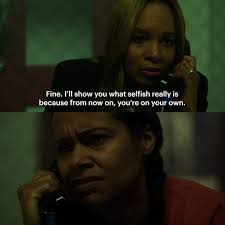 Begs the question: Shanelle, who are you covering for?