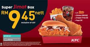 The kfc super jimat box extended range comprises of five value priced boxes that are specially designed to include all kfc favorites so that loyal customers can enjoy a value box meal without compromising on variety or taste. 9 31 May 2015 Kfc Super Jimat Box Promotion Kfc Promotion Food