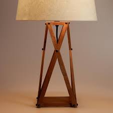 Discover original ideas to create custom lamp shades for a table lamp, pendant lamp, wall lamp, through detailed tutorials. Wood X Base Brown Table Lamp