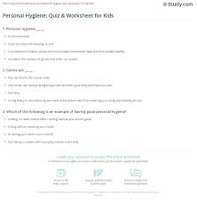 Here is how to pick the best hard trivia questions: Personal Hygiene Quiz Worksheet For Kids Study Com