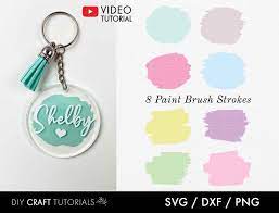 Paint Brush Stroke Svg Paint Brush Svg Key Ring Pattern Svg Paint Splatter Svg Paint Stroke Svg Keychain Svg Watercolor Paint Line Acrylic Keychains Keychain Cricut Projects Vinyl