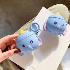 Cute Dumbo Elephant Cartoon Apple Airpod Case Wireless Headphone Earphone Charging Cover Skin Holder Storage Kawaii In 2020 Earphone Case Airpod Case Cute Phone Cases