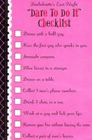 Bachelorette Party Ideas Bachelorette Party Dare List Ideas Pic 3 Www Partynet Co Za 3 Bachelorette Party Dares Bachelorette Party Bachelorette Party Glasses