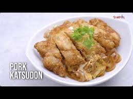 Pork Katsudon Simpol Youtube Pork Recipes Pork Asian Recipes