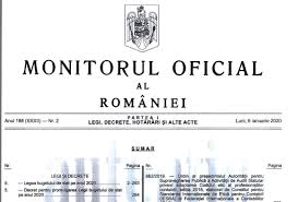 Potrivit preşedintelui comisiei economie, buget şi finanţe, ştefan creangă. S A Publicat In Monitorul Oficial Nr 2 6 Ianuarie 2020 Legea Bugetului De Stat Pe 2020 Federatia Sanitas Din Romania