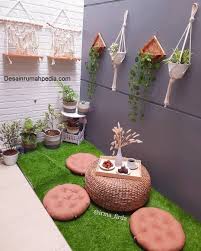Model rumah sederhana di kampung. Rumah Cantik 6 Desain Pilihan Taman Rumah Dengan Rumput Sintetis Desainrumahpedia Com Inspirasi Desain Rumah Minimalis Modern
