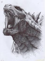Godzilla Sketch Ideias Para Desenho Monstros Herois Marvel Godzilla is what got me into drawing in the first place so i always go back to drawing him! godzilla sketch ideias para desenho