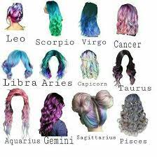 Zodiac Hairstyle Hairstyles Zodiac Signs Hairstyle Zodiac Zodiac Sign Fashion