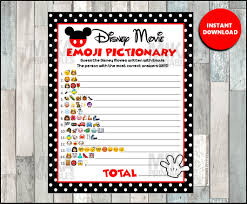This document contains released test questions from the california standards test forms in 2003, 2004, 2005, and 2006. Disney Movie Emoji Pictionary Children S Birthday Party Etsy