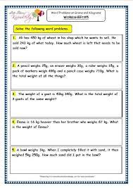Spectrum grade 3 math word problems workbook―3rd grade state standards for geometry, multiplication, division, fractions Grade 3 Maths Worksheets 12 7 Word Problems On Grams And Kilograms 3rd Grade Math Worksheets Word Problem Worksheets Measurement Worksheets