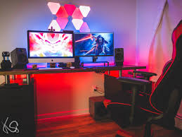 Imac Ps4 Pro Battlestation Desk Setup Desk Setup Imac Battlestation
