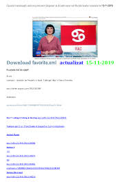 Vezi canale tv online regasite in mod gratuit pe internet. Doc Canale RomaneÈ™ti Online Protocol Sopcast È™i Acestream Verificate Toate Noiembrie Silviu D Academia Edu