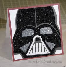 Darth Vader Card By Jminer9188 Cards And Paper Crafts At Splitcoaststampers Punch Art Cards Star Wars Cards Cool Birthday Cards