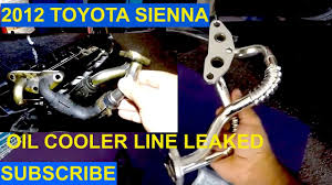 Explore the entire oil cooler hose collection now. Toyota Sienna Oil Leak Oil Cooler Lines Youtube