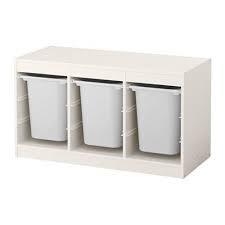 Trofast Opbergcombinatie Met Bakken Wit Wit Ikea Ikea Trofast Storage Childrens Storage Furniture Ikea Toy Storage