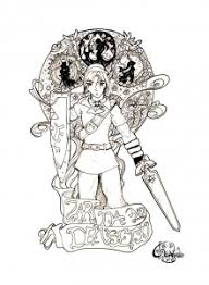 Pictures for costume cosplay breath of the wild. Legend Of Zelda Breath Of The Wild Coloring Pages