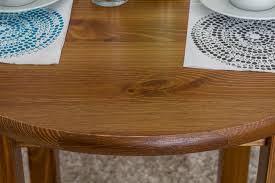 3 00 m de la marque decovert sur pointp fr. Table En Pin Massif Couleur Chene 003 Ronde Diametre 60 Cm