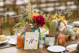 Fill the compote with clementines and garnish with fresh mint sprigs for a centerpiece. Cactus Wedding Table Centerpieces Off 71 Buy