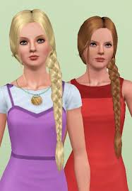 Sims 3 & sims 4 downloads, stories and pics. Mod The Sims Nouk Side Braid Conversion All Ages