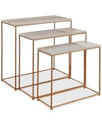 Stylecraft Niera Console Table Set Of 3 Reviews Furniture Macy S Console Table Sofa Table Design Nesting Tables
