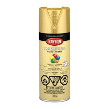 Check out our gold metal paint selection for the very best in unique or custom, handmade pieces from our shops. Krylon Paint And Primer Colormaxx 340 G Metallic Gold 455880007 Rona