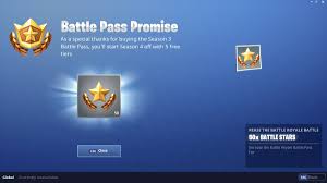 Fortnite fans were ecstatic to hear the news that the upcoming season 8 battle pass for fortnite's battle royale mode will be earnable, rather everyone who completes 13 free overtime challenges by february 27 will receive the upcoming season 8 battle pass for free! Fortnite News On Twitter Season 3 Battle Pass Owners Will Receive 5 Free Tiers For Season 4 Fortnite