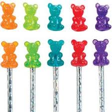Amazon Com Raymond Geddes Gummy Bear Scented Pencil Topper 24 Pack 69748 Office Products 미소가 넘 좋아하는 gummy bear song! raymond geddes gummy bear scented pencil topper 24 pack 69748