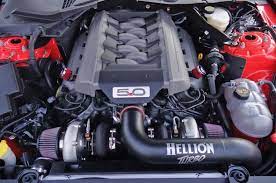 If you own a 2015 or newer ford mustang and are looking to upgrade your engine with something that can handle more power, then this ford performance coyote 5.0 4v 435 hp crate engine is for you. Hellion 2015 2017 Ford Mustang Gt Top Mount Twin Turbo System Hellion Power Systems