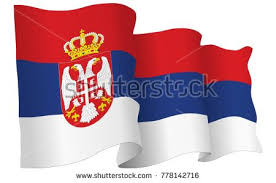 Serbia Flag Waving Isolated On White In Vector Format Serbia Peninsula De Los Balcanes Belgrado