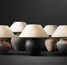 Product title simple designs mini egg oval ceramic table lamp, dark blue average rating: Dutch Ceramic Vessel Table Lamp Tapered Urn Table Lamp Design Dutch Ceramic Modern Lamp