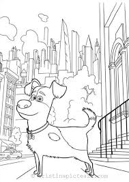 The secret life of pets. Secret Life Of Pets 2 Coloring Pages Cristina Is Painting