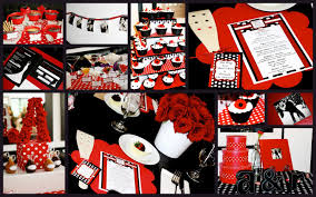 Great for shower favors, use for decorating, and to dress up gift packages. Simply Sucre Red Black And White Bridal Shower Red Bridal Showers White Bridal Shower Bridal Shower
