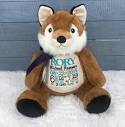 Personalized Stuffed Fox, Personalized Baby Gift,birth ...
