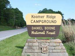 Koomer ridge campground (10.5 miles/16 minutes): Daniel Boone National Forest Koomer Ridge Campground